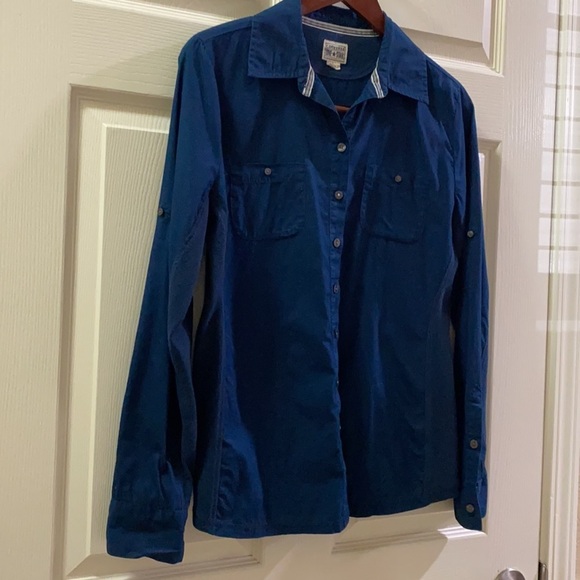 Converse Woman’s Blue Blouse Size L - Picture 4 of 9